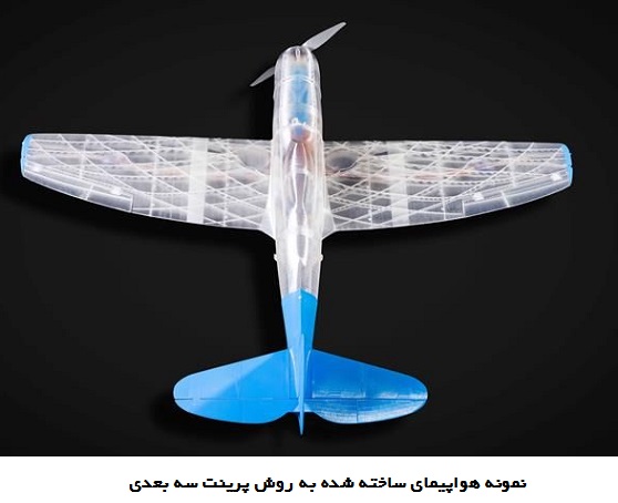دقت طراحی پرینت سه بعدی در ساخت هواپیمای مدل