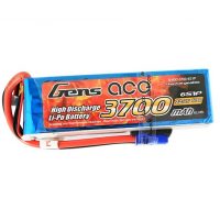 باتری لیتیوم پلیمر 6 سل Gens Ace 3700mah-60C