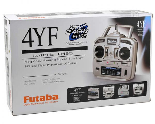 رادیوکنترل Futaba مدل ۴YF چهار کانال