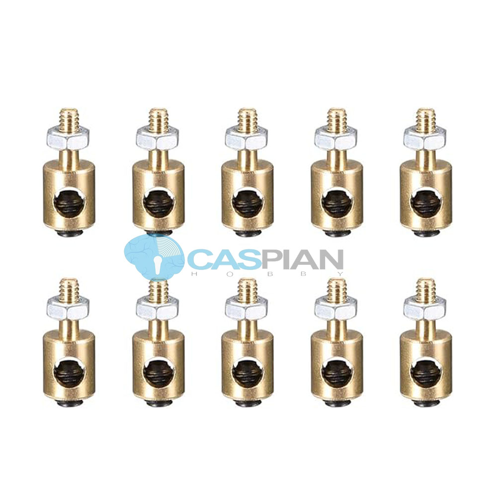 استاپرلینک قابل تنظیم سروو موتور مناسب لینک به قطر 1mm (بسته 10 عددی)