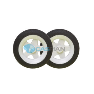 چرخ فومی فوق سبک قطر 40mm مناسب هواپیمای کشی (بسته 2 عددی)